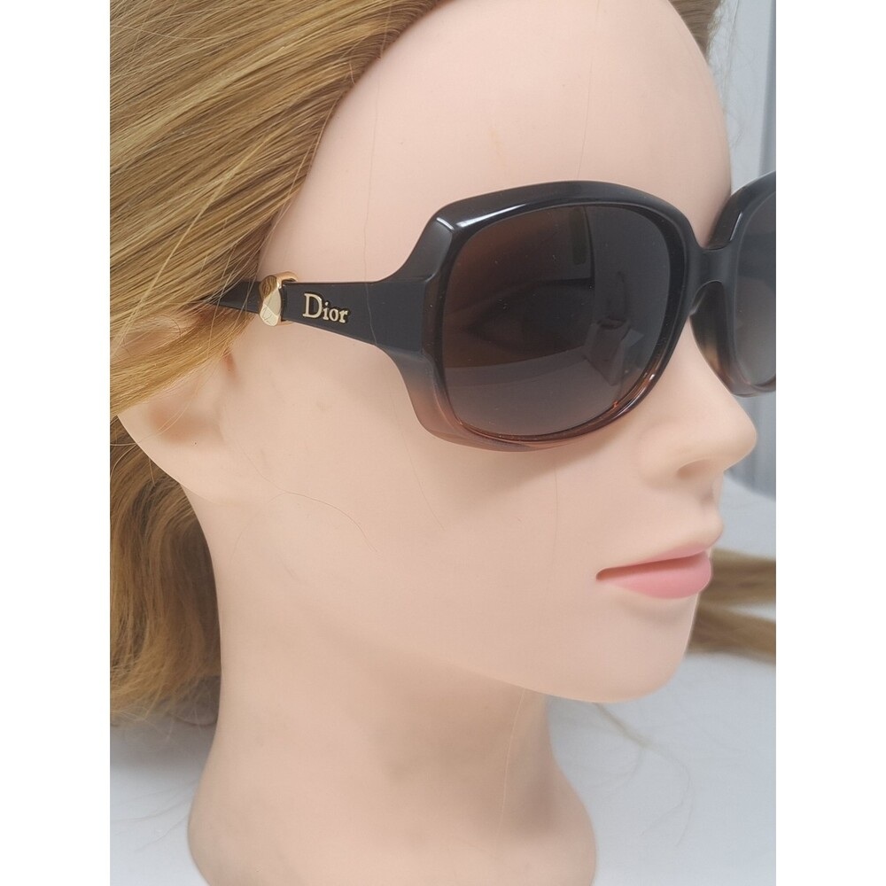 Christian Dior Women's Sunglasses Green Apricot Brown Mystery 2 WCKD8 56-17-130 - Picture 10 of 12